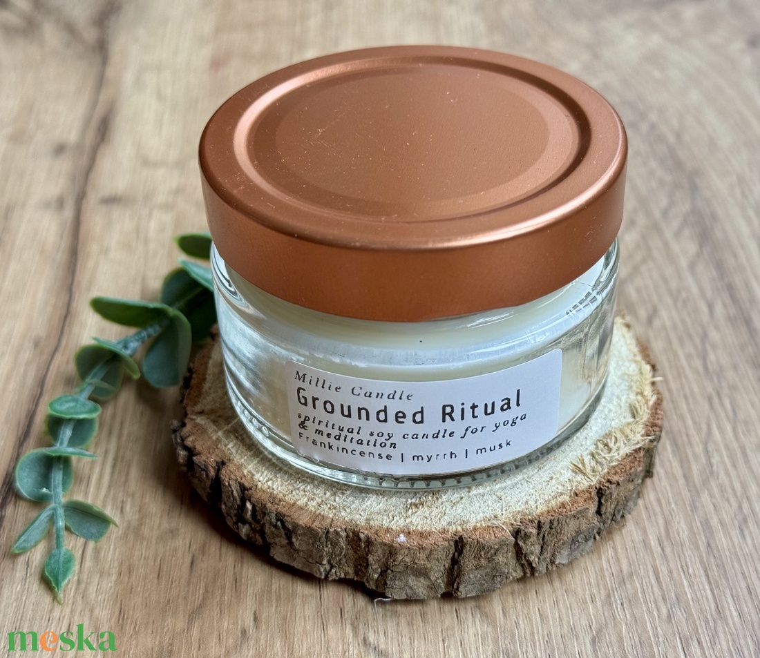 Grounded Ritual - kézműves szójagyertya - otthon & életmód - gyertya, illat, aroma - gyertya - Meska.hu