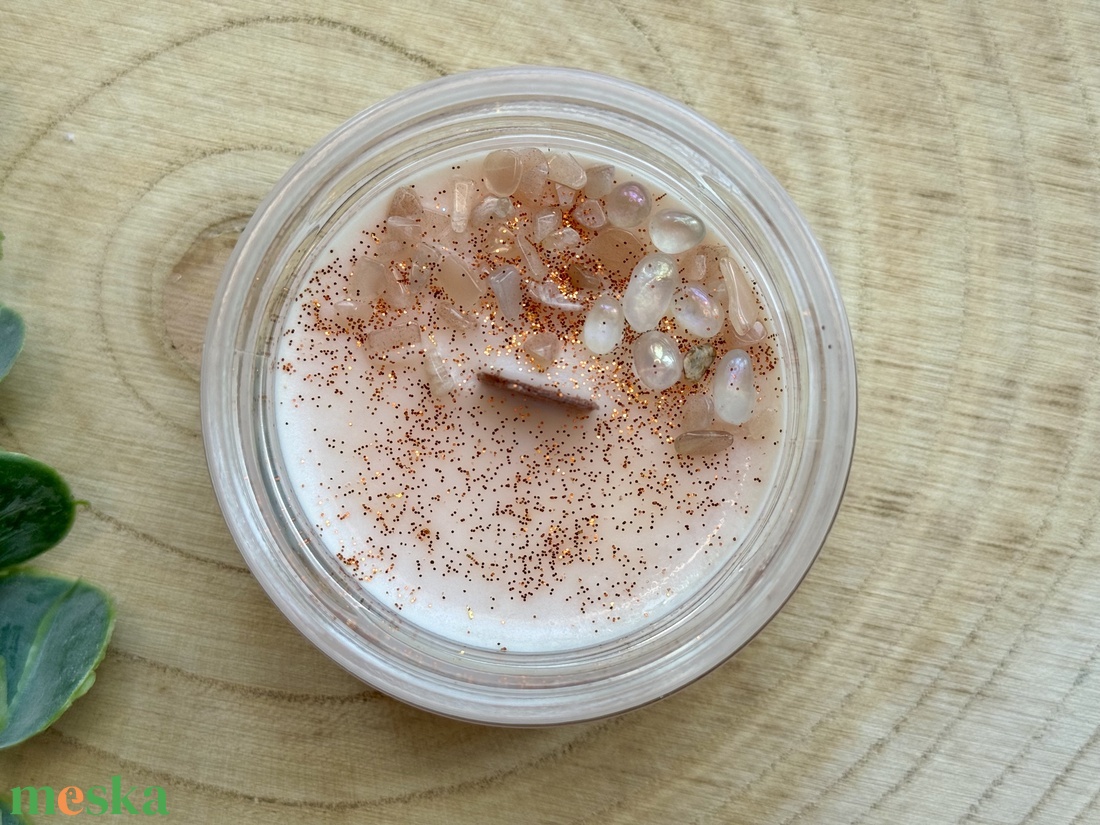 Sacred Feminine ásványgyertya - otthon & életmód - gyertya, illat, aroma - gyertya - Meska.hu