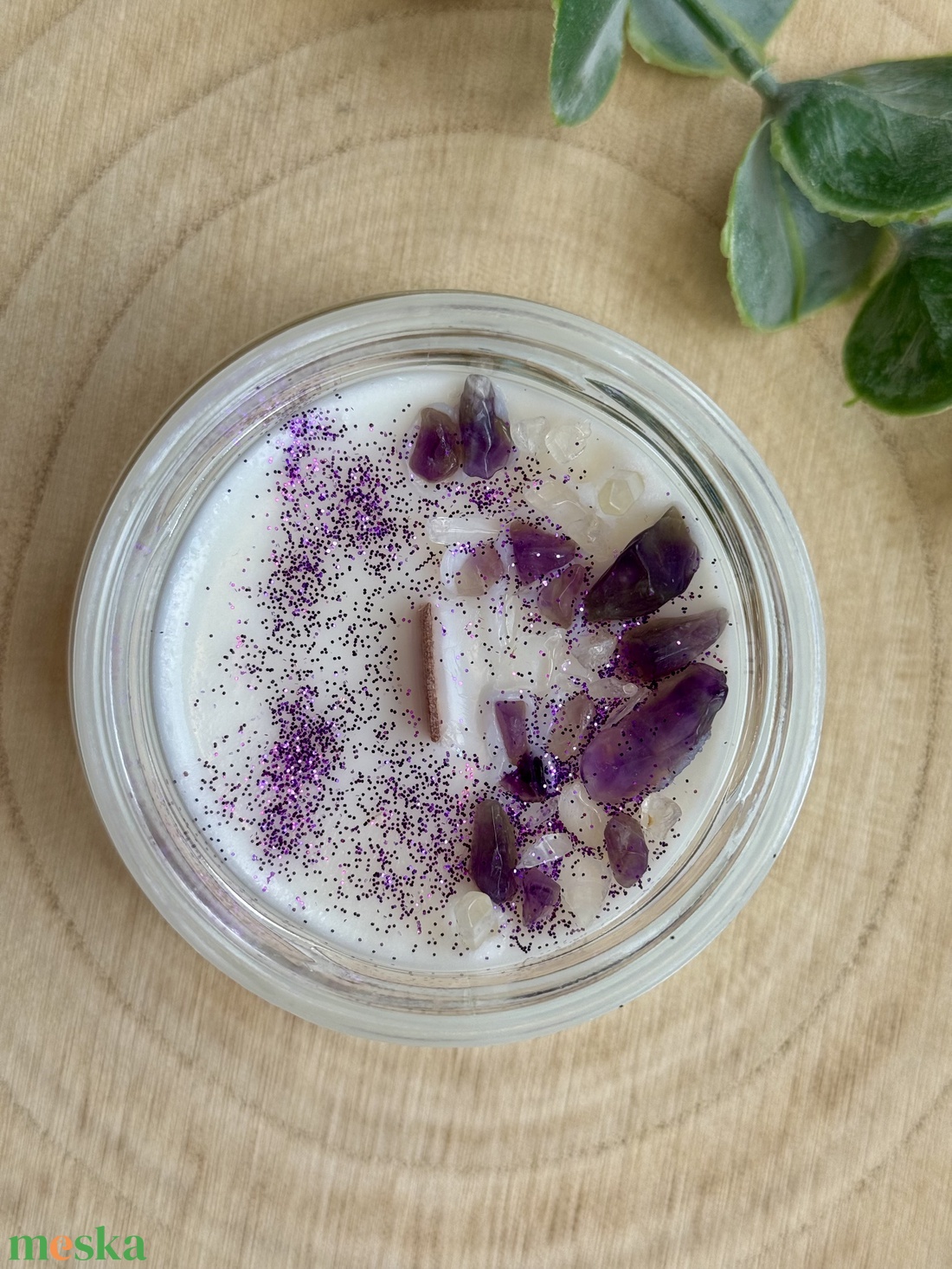 Grounded Ritual ásványgyertya - otthon & életmód - gyertya, illat, aroma - gyertya - Meska.hu