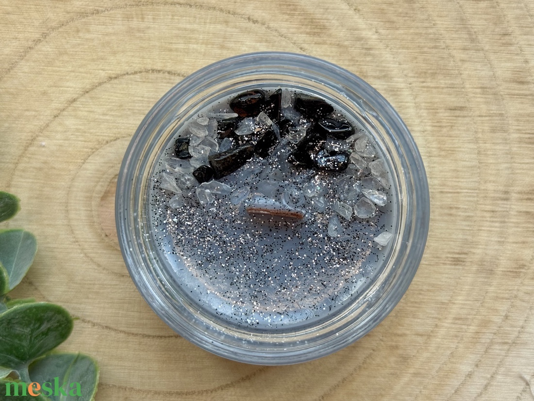 Sacred Cleansing ásványgyertya - otthon & életmód - gyertya, illat, aroma - gyertya - Meska.hu