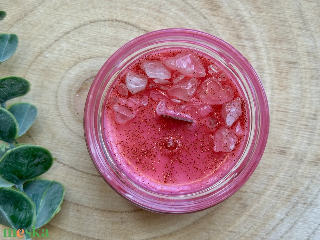 Embrace Yourself ásványgyertya - otthon & életmód - gyertya, illat, aroma - gyertya - Meska.hu