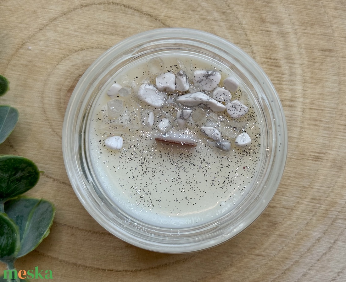 Peace Within ásványgyertya - otthon & életmód - gyertya, illat, aroma - gyertya - Meska.hu