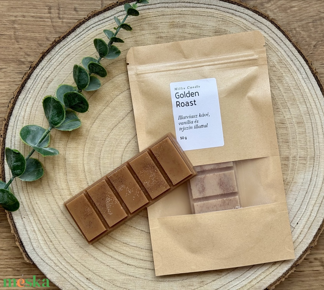 Golden Roast illatviasz - otthon & életmód - gyertya, illat, aroma - illatviasz - Meska.hu