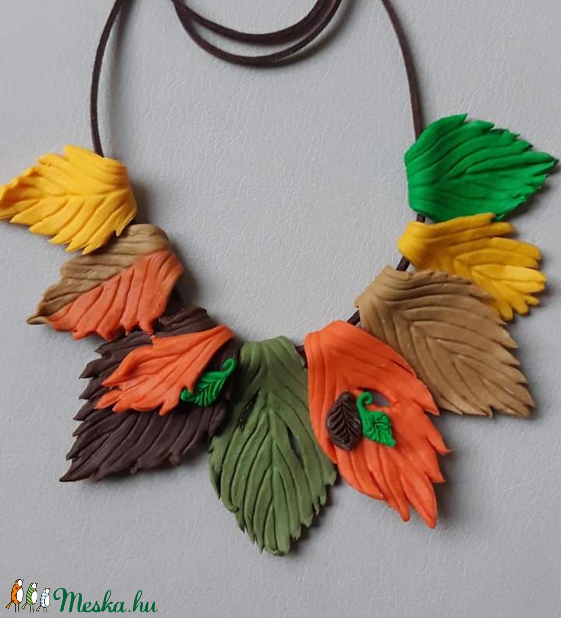 Őszi avar - ékszer - nyaklánc - Meska.hu