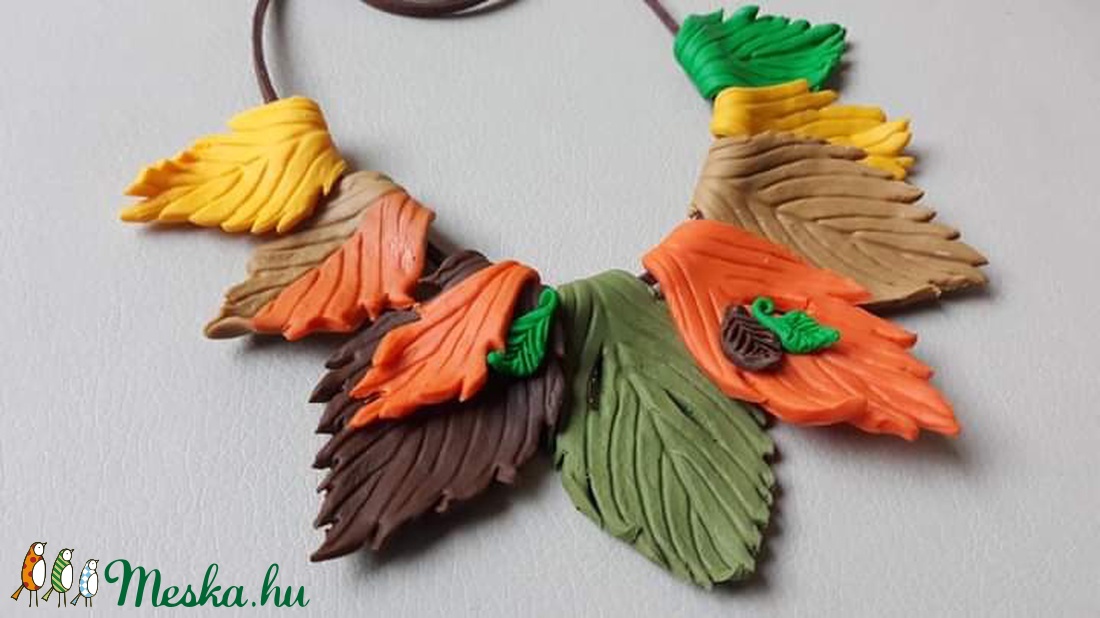 Őszi avar - ékszer - nyaklánc - Meska.hu