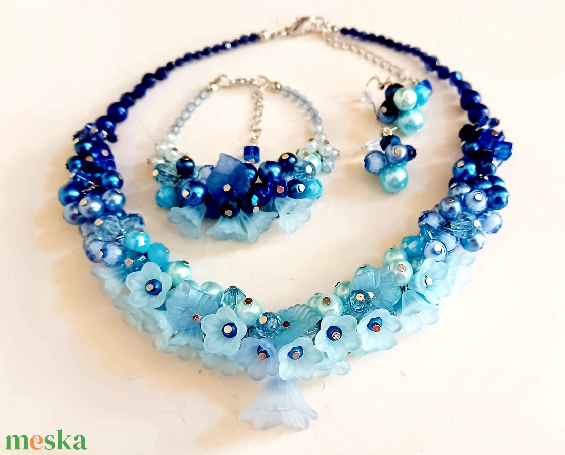 Felhőtánc - ékszer - ékszerszett - Meska.hu