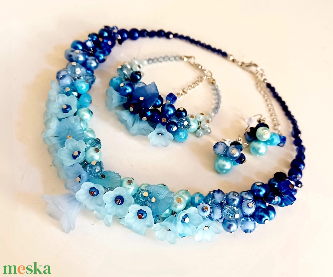 Felhőtánc - ékszer - ékszerszett - Meska.hu