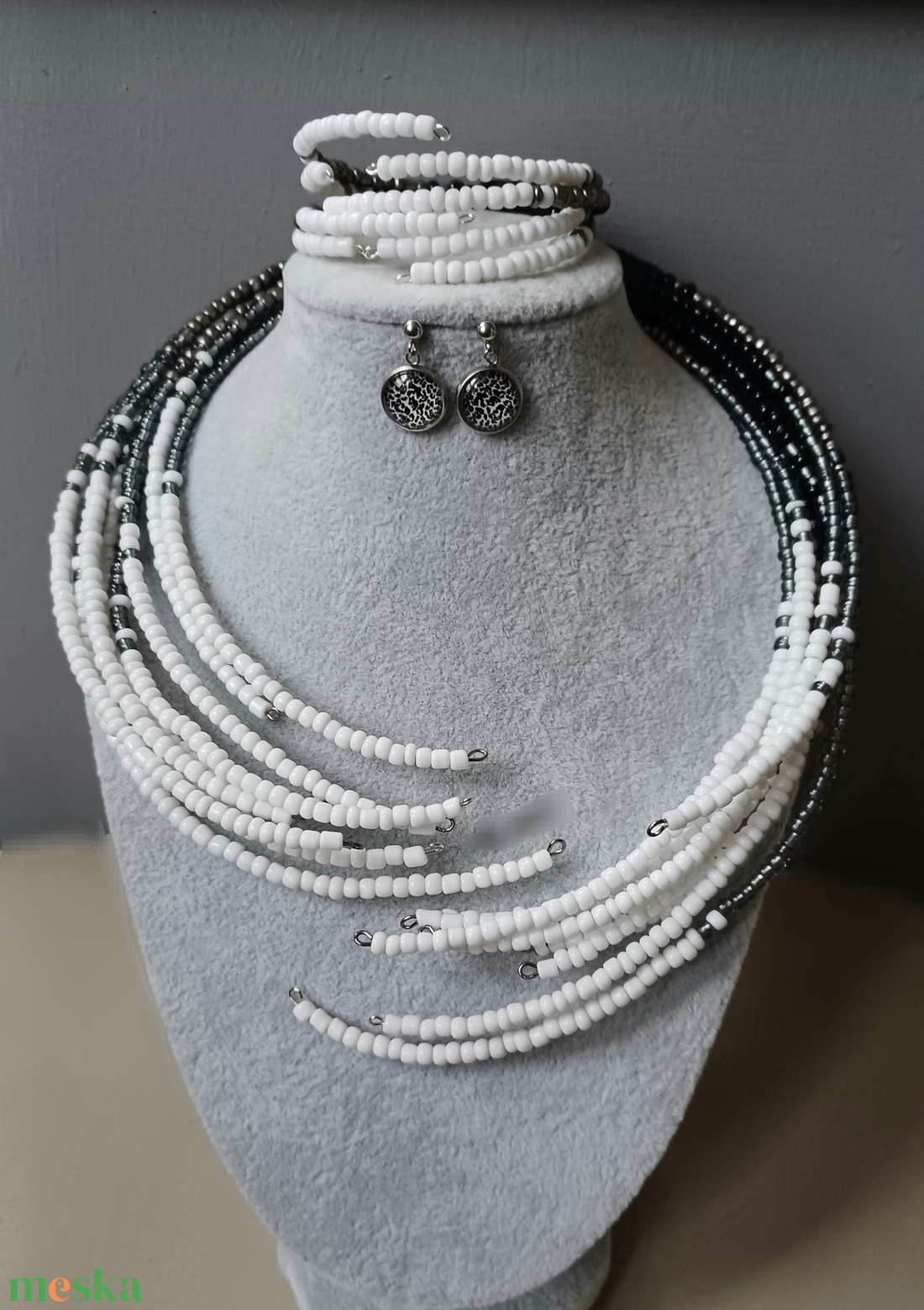 Nyaktekercs szett - ékszer - ékszerszett - Meska.hu