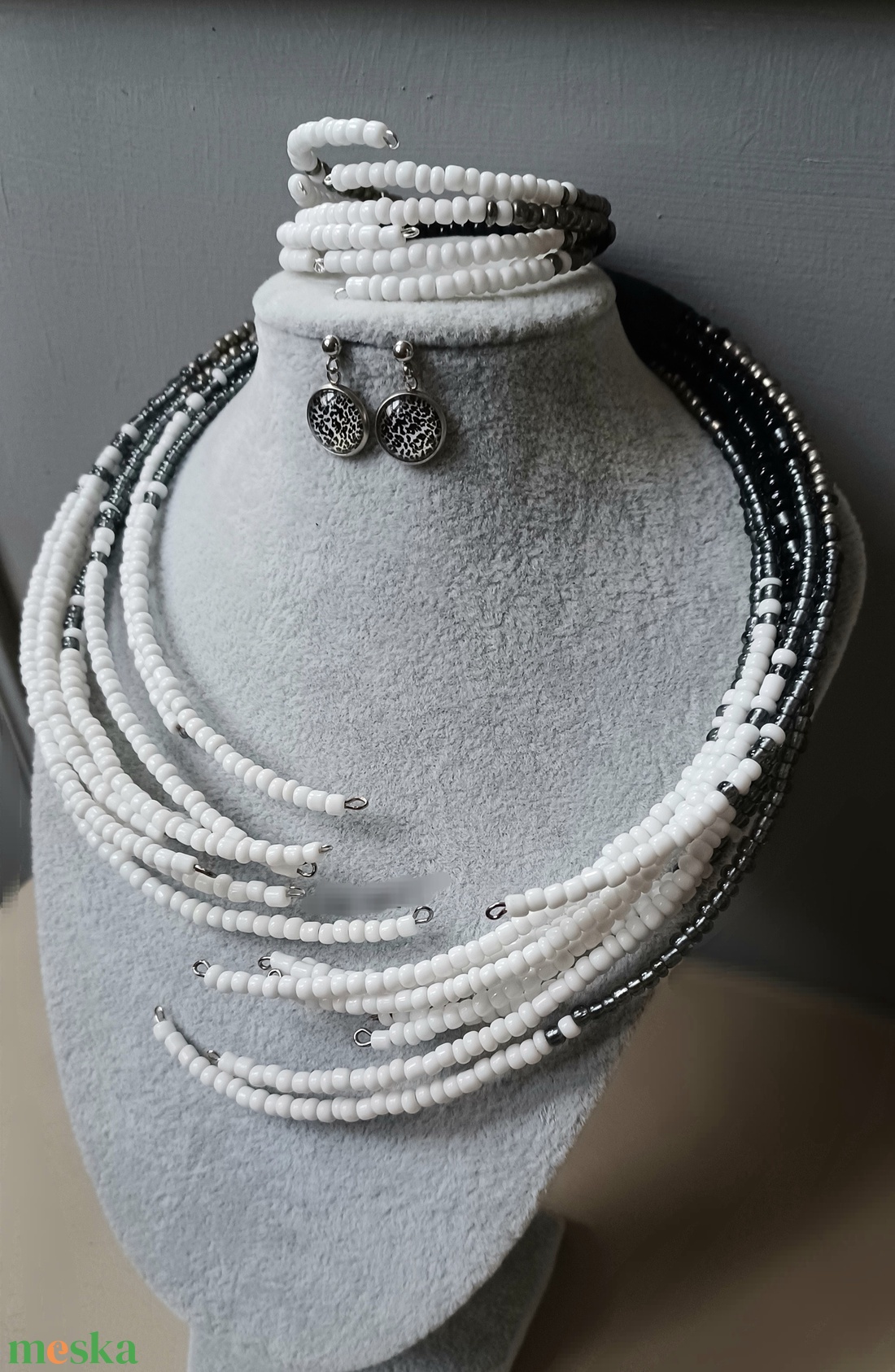 Nyaktekercs szett - ékszer - ékszerszett - Meska.hu