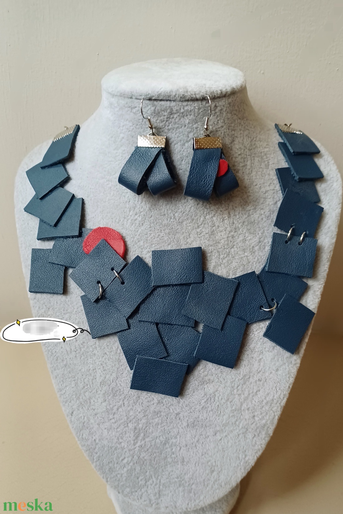 Dögös bőrös - ékszer - ékszerszett - Meska.hu