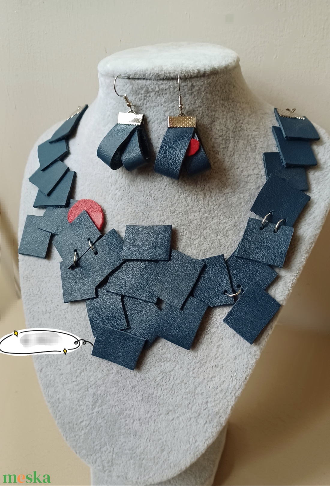 Dögös bőrös - ékszer - ékszerszett - Meska.hu