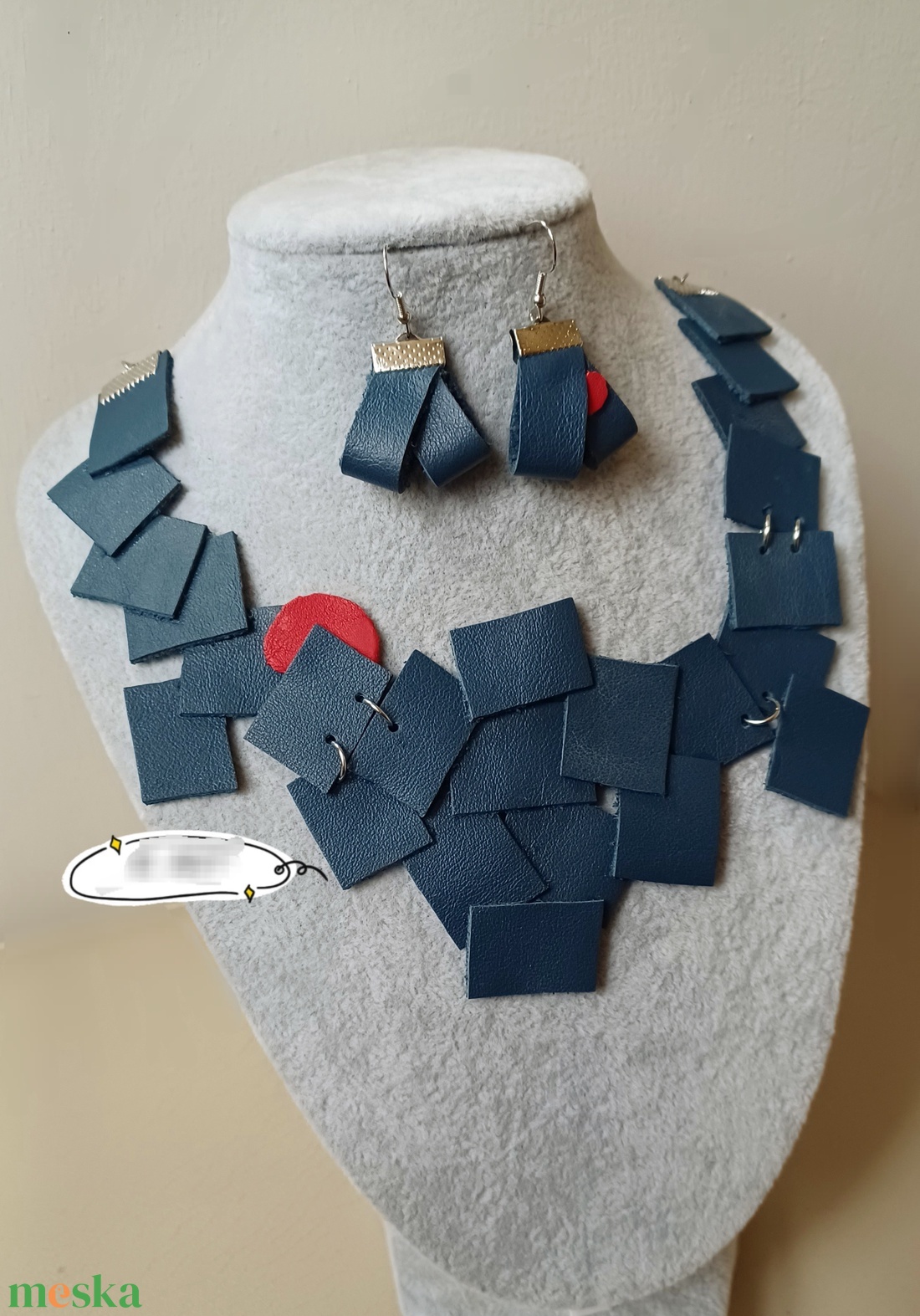 Dögös bőrös - ékszer - ékszerszett - Meska.hu