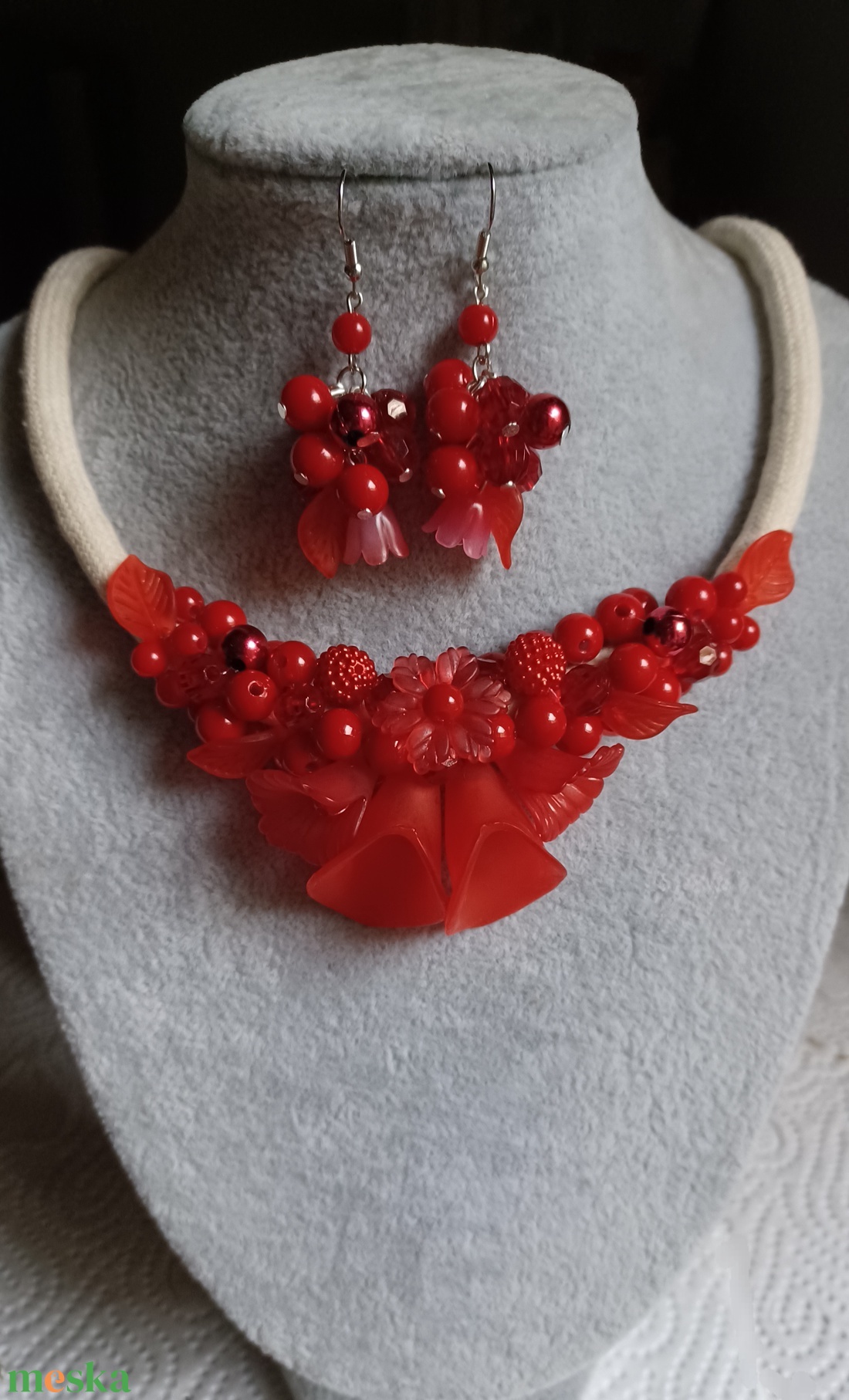 szerelmes harangvirág - ékszer - ékszerszett - Meska.hu