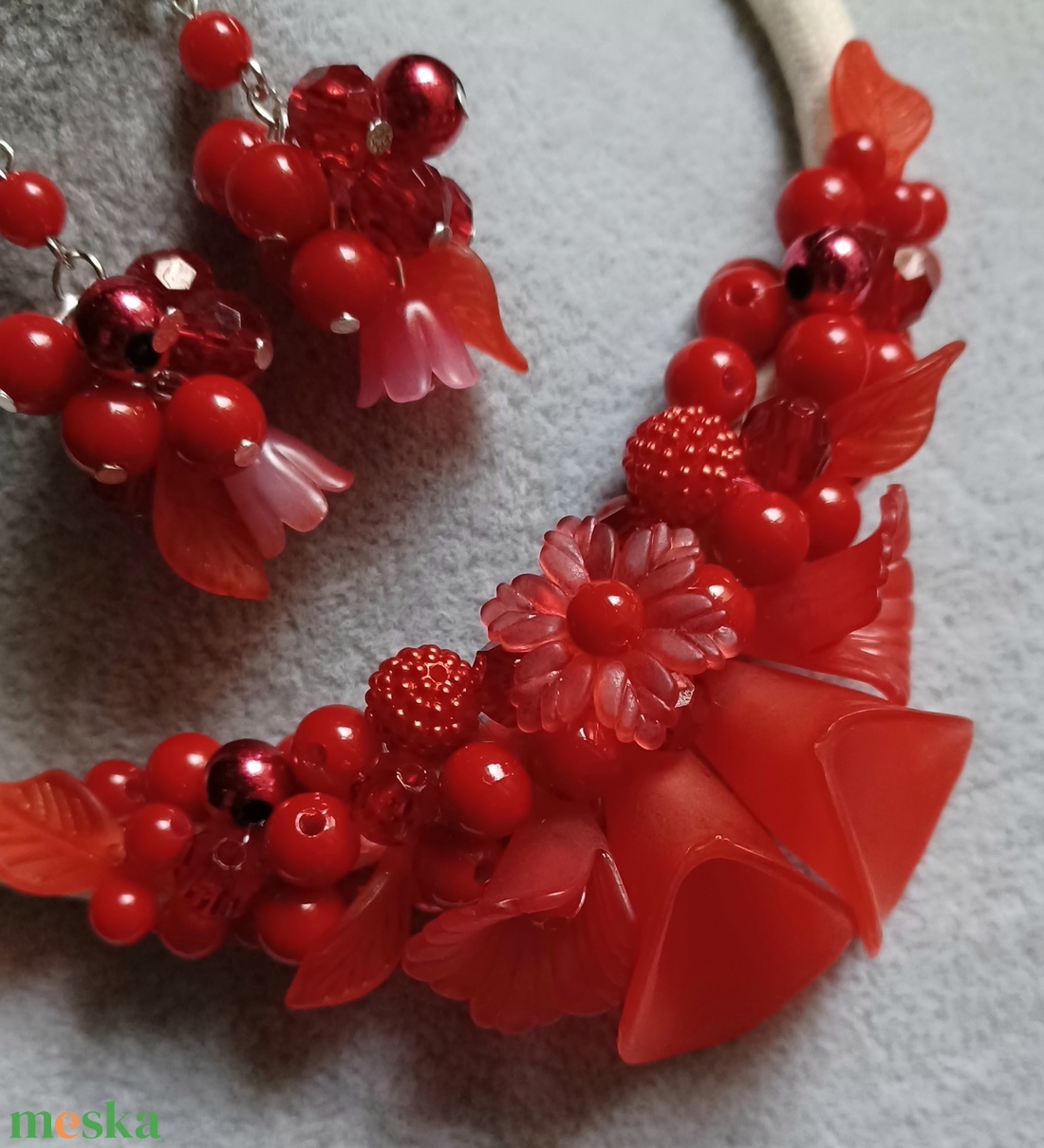 szerelmes harangvirág - ékszer - ékszerszett - Meska.hu