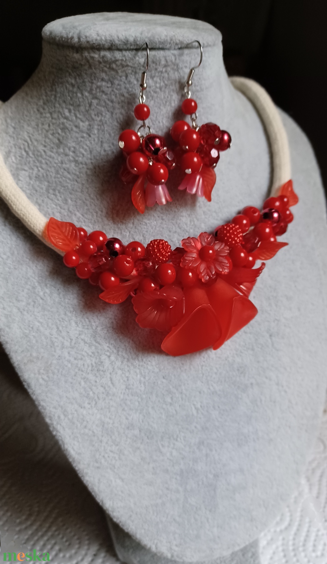 szerelmes harangvirág - ékszer - ékszerszett - Meska.hu