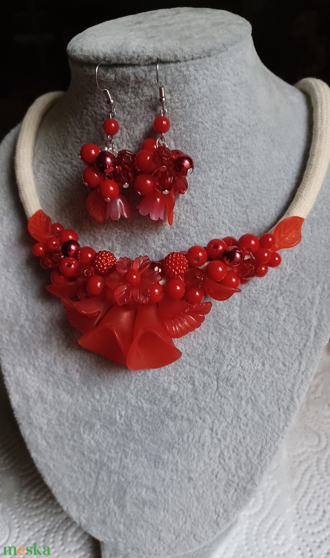 szerelmes harangvirág - ékszer - ékszerszett - Meska.hu