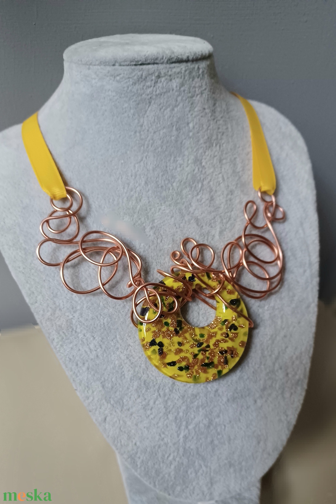 táncoló napkorong - ékszer - nyaklánc - medál - Meska.hu