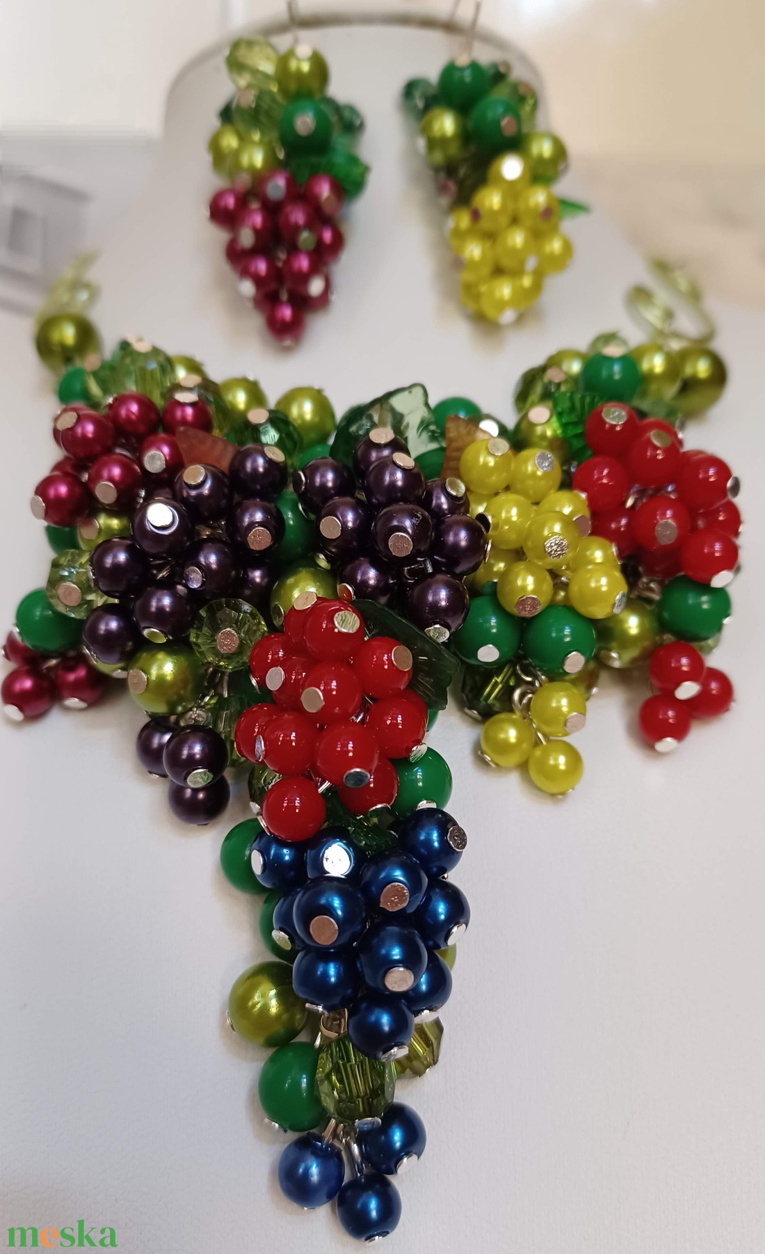 Szőlőlugas - ékszer - ékszerszett - Meska.hu