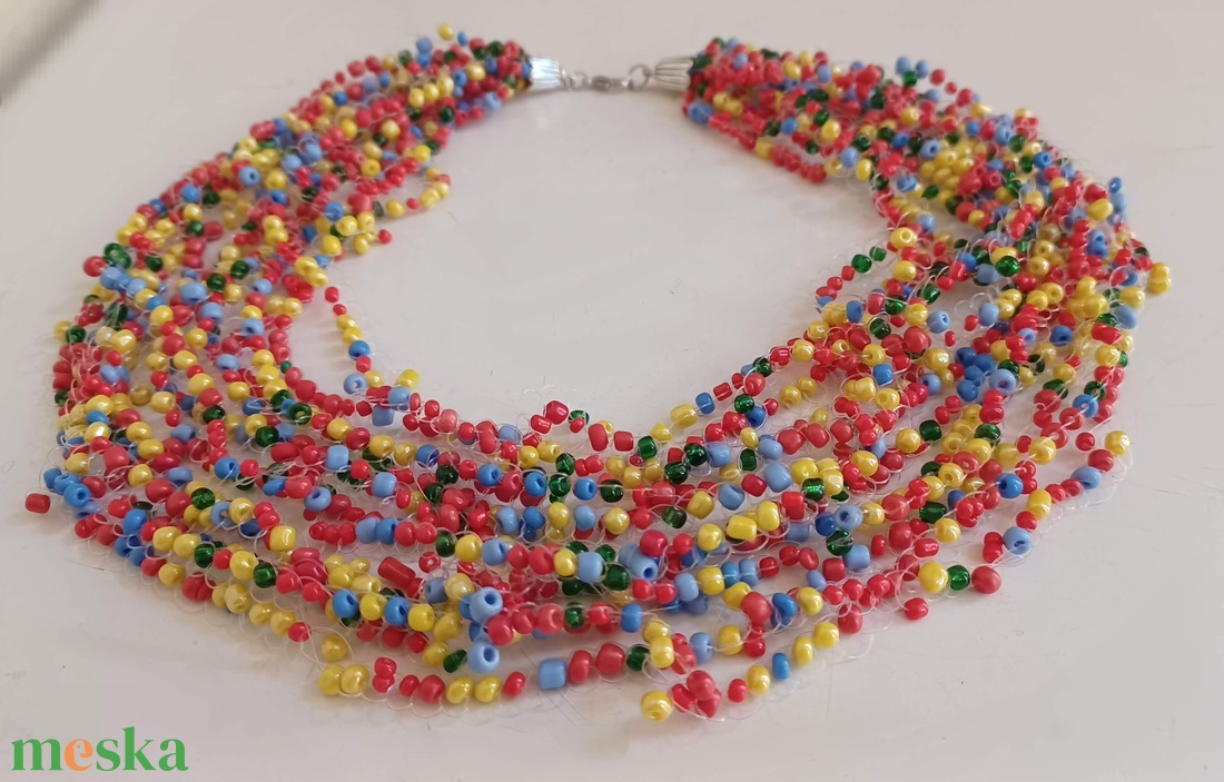 sziporka - ékszer - nyaklánc - gyöngyös nyaklánc - Meska.hu