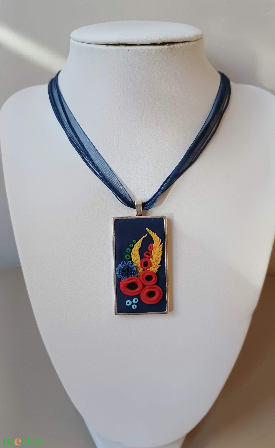 Újragondolt bujáki színek - ékszer - nyaklánc - medálos nyaklánc - Meska.hu