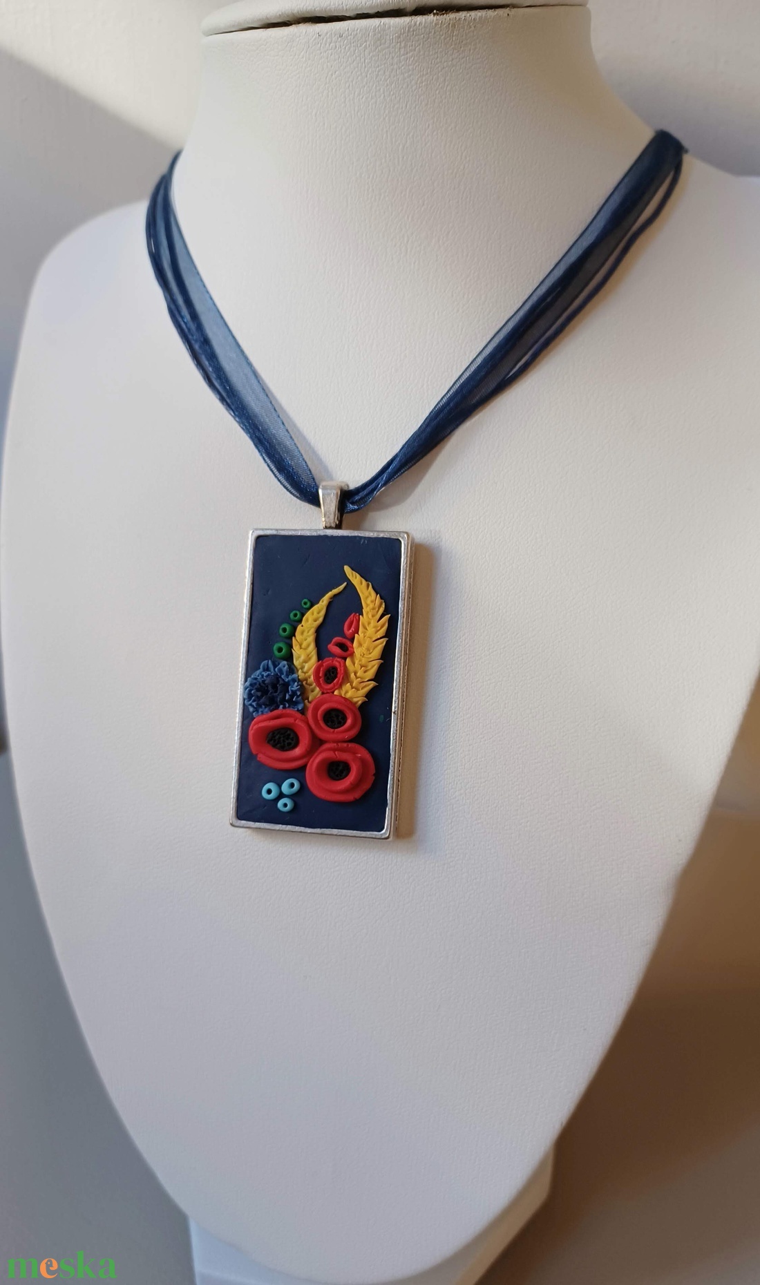 Újragondolt bujáki színek - ékszer - nyaklánc - medálos nyaklánc - Meska.hu