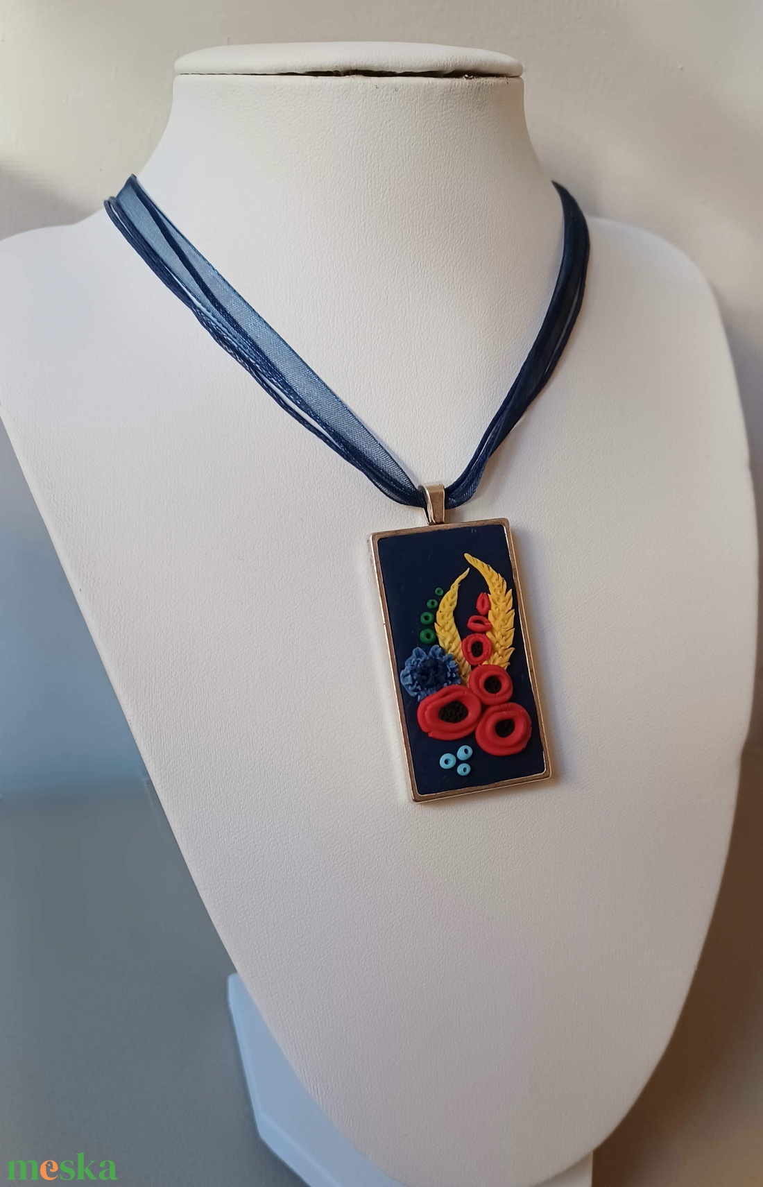Újragondolt bujáki színek - ékszer - nyaklánc - medálos nyaklánc - Meska.hu