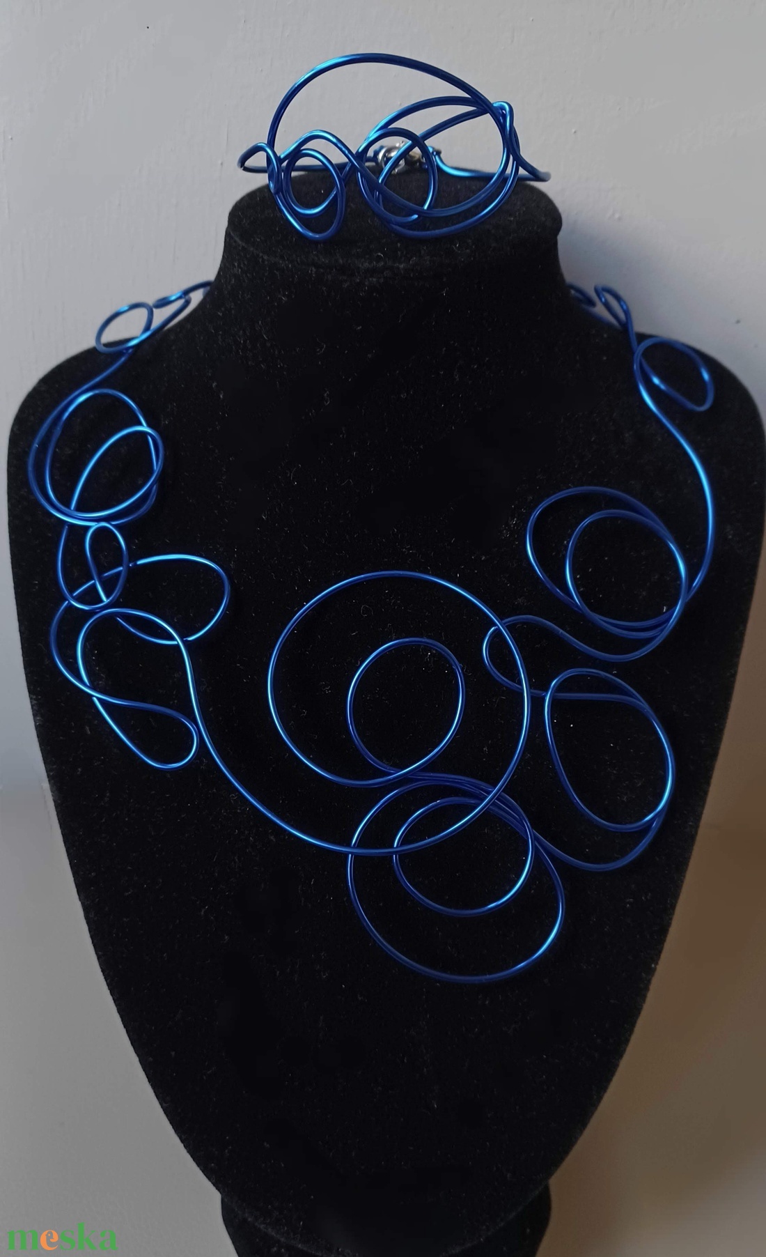 Tekerem kékben  - ékszer - ékszerszett - Meska.hu