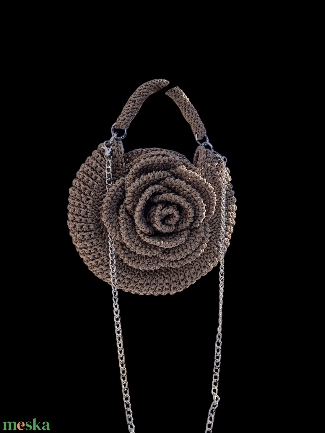 Rózsás táska - táska & tok - kézitáska & válltáska - alkalmi táska - Meska.hu