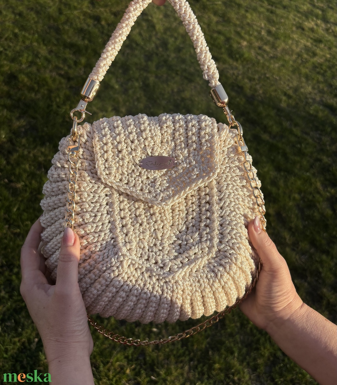 Horgolt táska - táska & tok - kézitáska & válltáska - alkalmi táska - Meska.hu