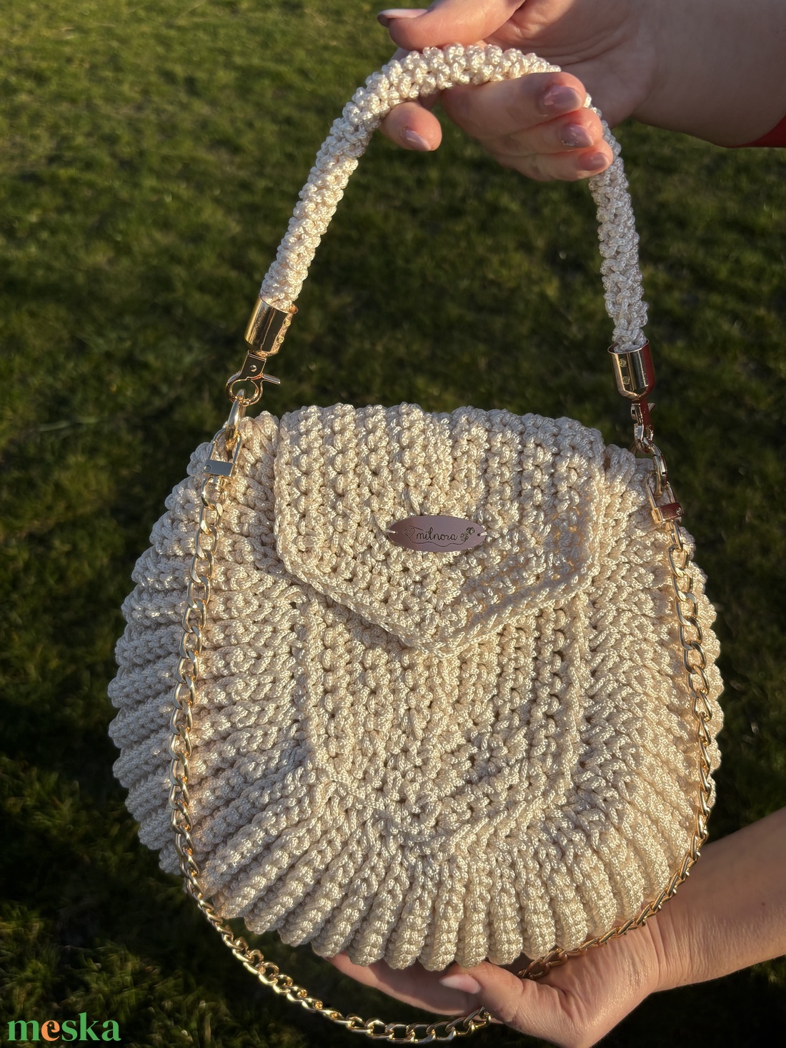 Horgolt táska - táska & tok - kézitáska & válltáska - alkalmi táska - Meska.hu