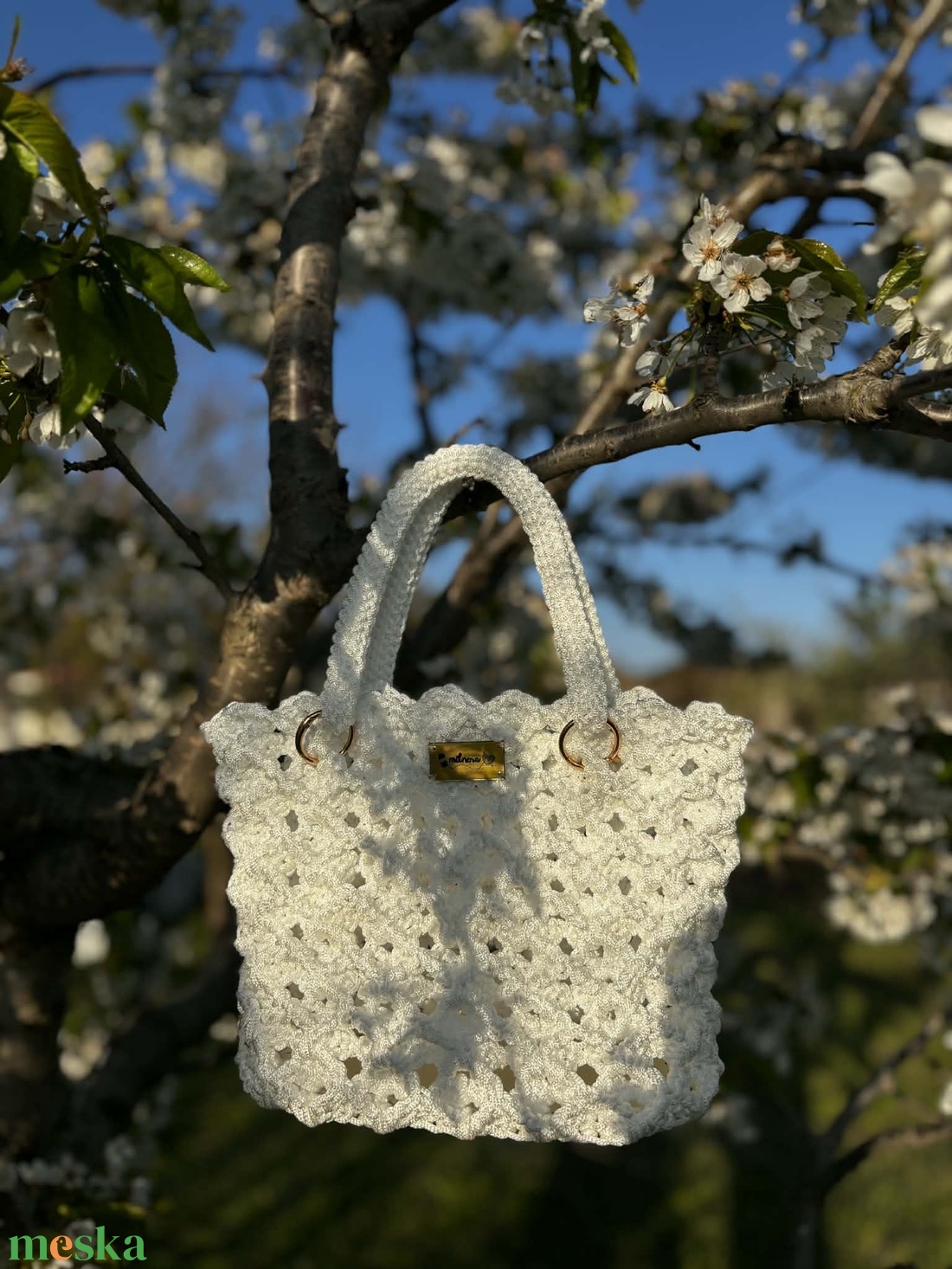 Csipkés táska - táska & tok - kézitáska & válltáska - alkalmi táska - Meska.hu