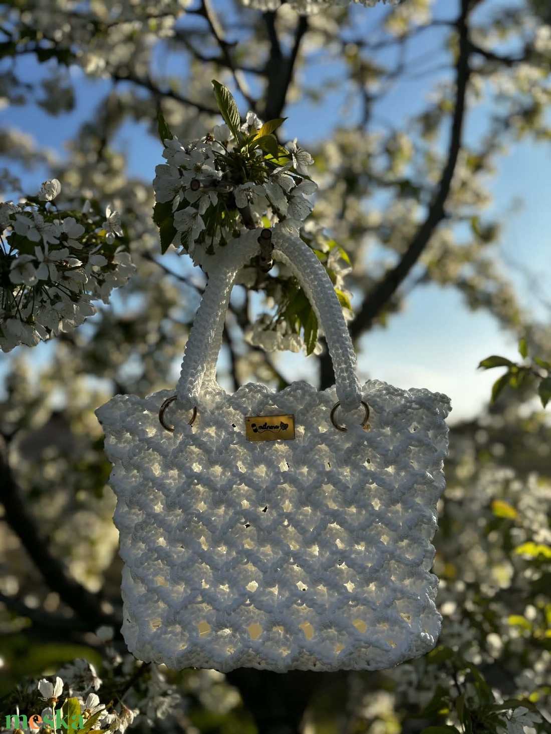 Csipkés táska - táska & tok - kézitáska & válltáska - alkalmi táska - Meska.hu