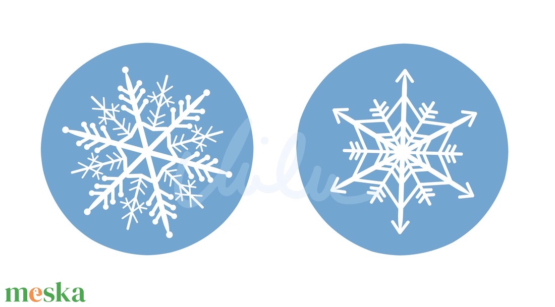 Hópelyhes  fülbevaló - ékszer - fülbevaló - lógó fülbevaló - Meska.hu