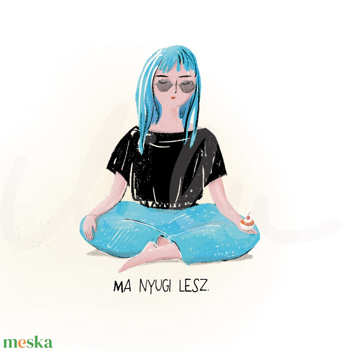 Ma nyugi lesz bögre - otthon & életmód - konyhafelszerelés, tálalás - tálalás - bögre & csésze - Meska.hu