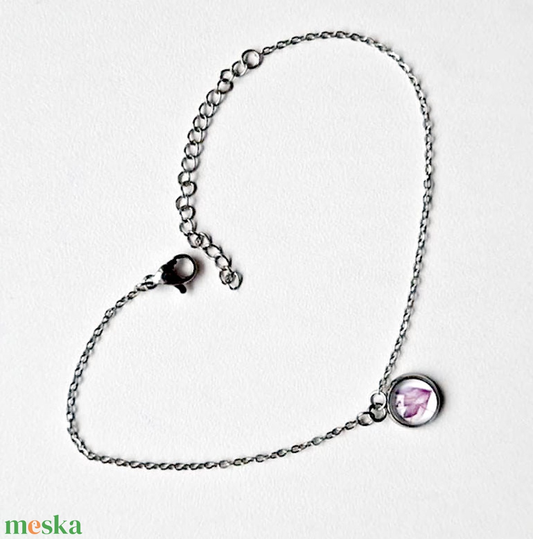 Sáfrányos karkötő - ékszer - karkötő - karkötő medállal - Meska.hu