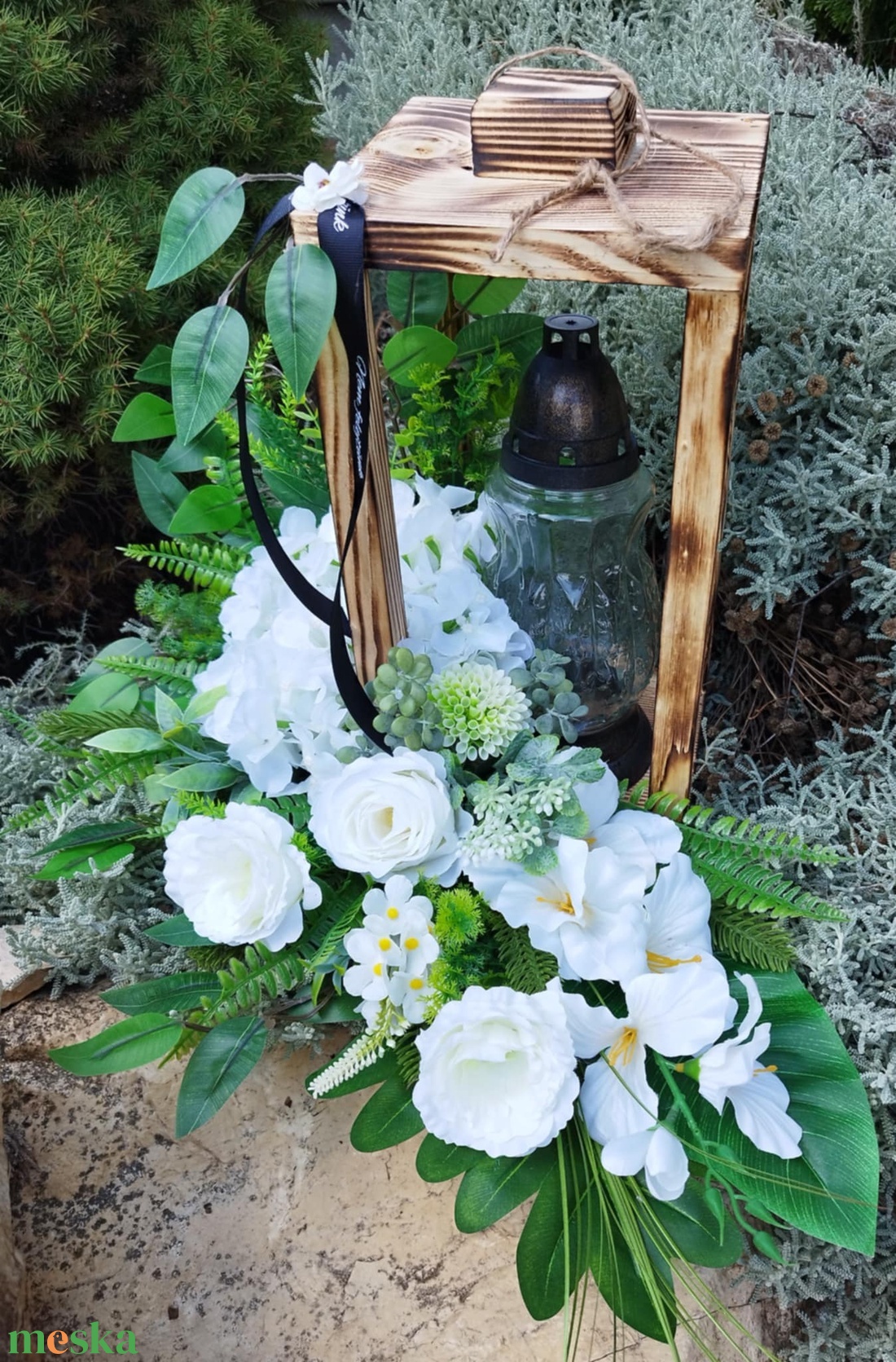 sírdísz - otthon & életmód - vallás - temetkezési tárgy - sírdísz, kegyeleti dísz - Meska.hu