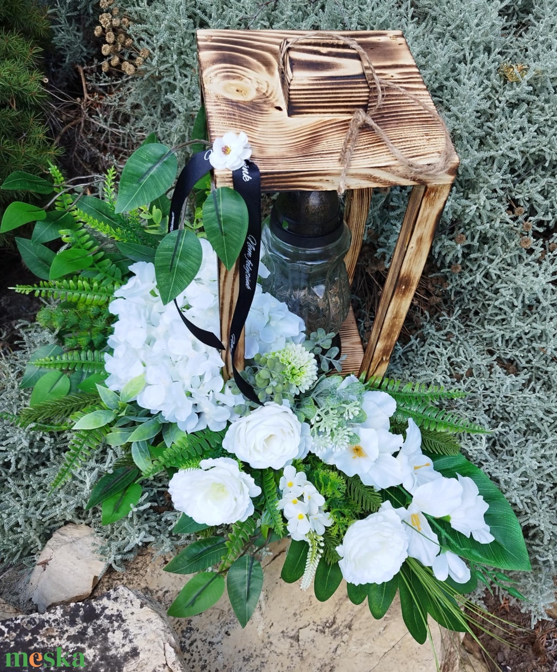 sírdísz - otthon & életmód - vallás - temetkezési tárgy - sírdísz, kegyeleti dísz - Meska.hu