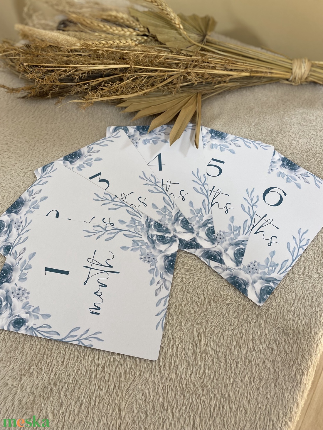 Mérföldkő kártya - baba - mama - babafotózás - babafotózási kellékek - Meska.hu