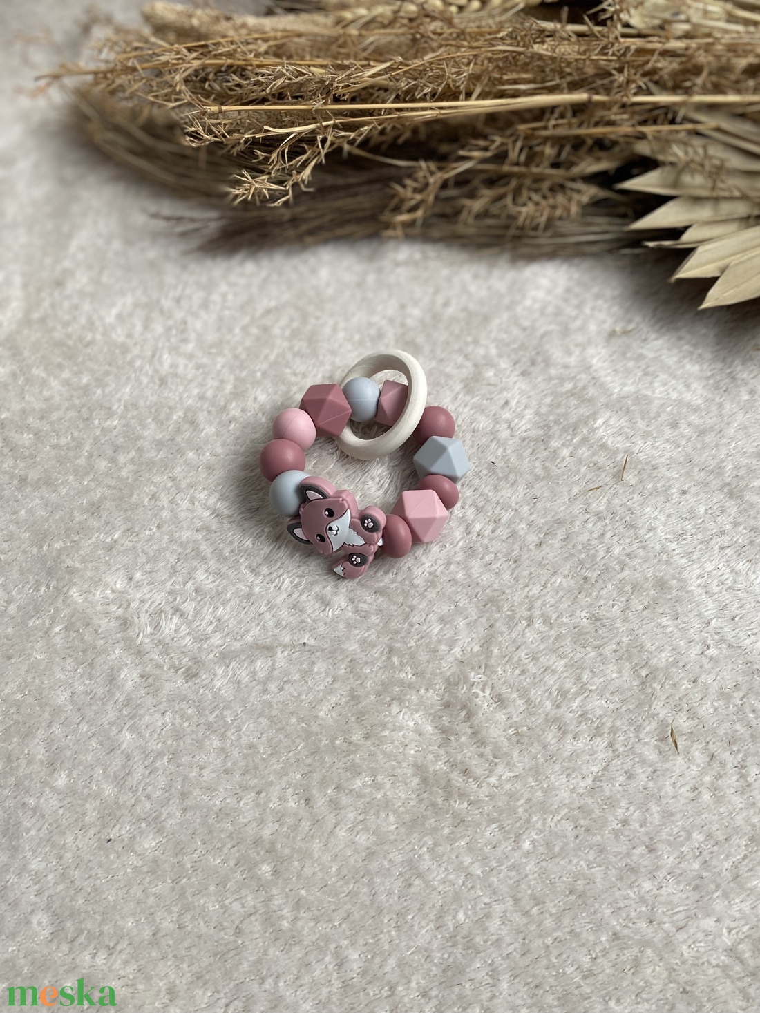 Rókás marokrágcsa - baba - mama - baba játékok - rágóka - Meska.hu