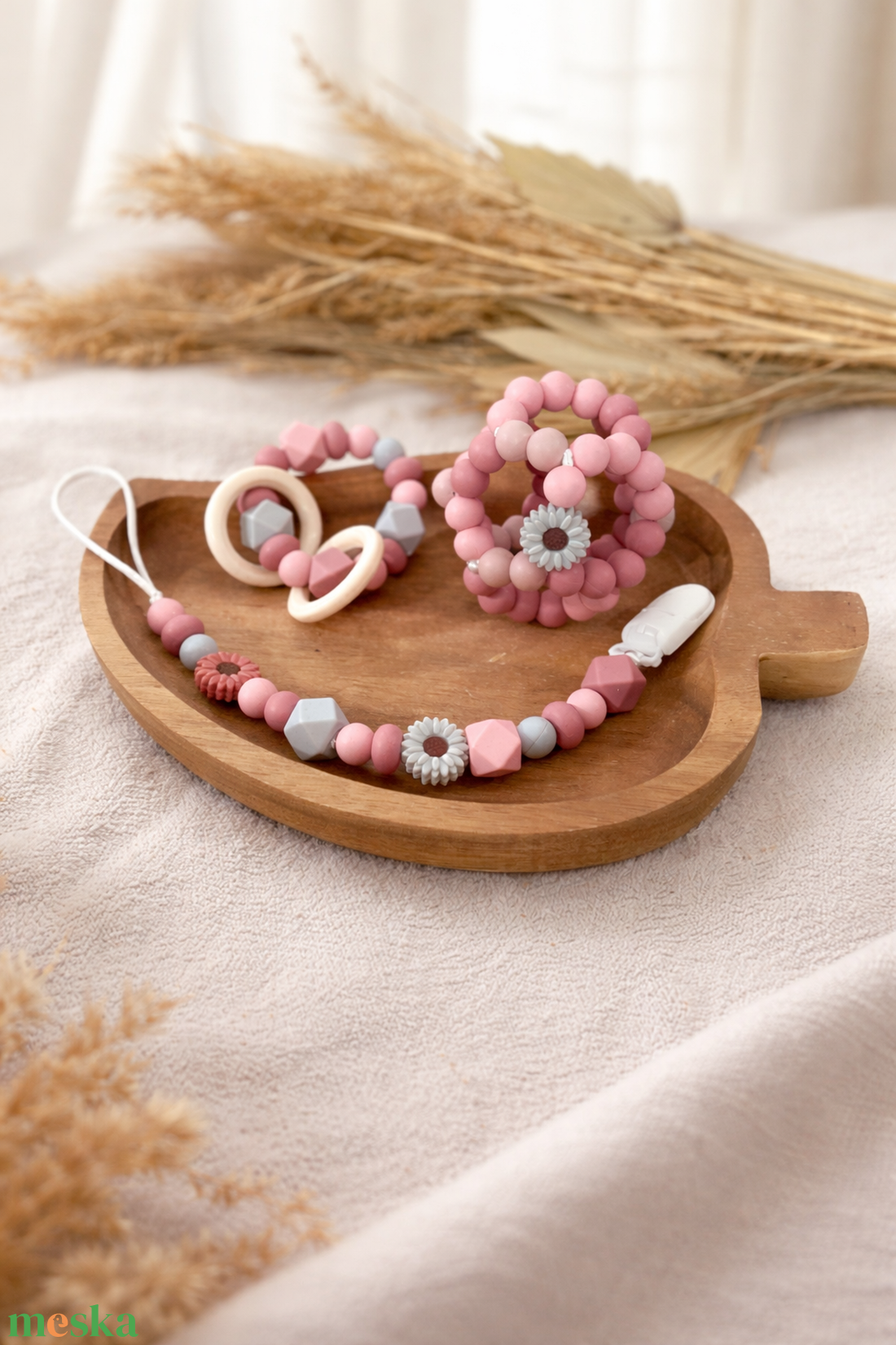 Babaköszöntő box  - baba - mama - baba játékok - cumilánc - Meska.hu