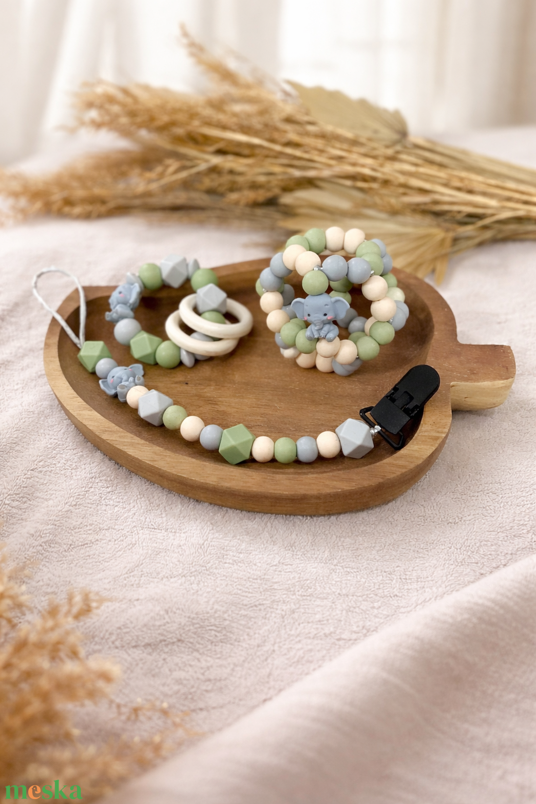 Babaköszöntő box  - baba - mama - baba játékok - cumilánc - Meska.hu