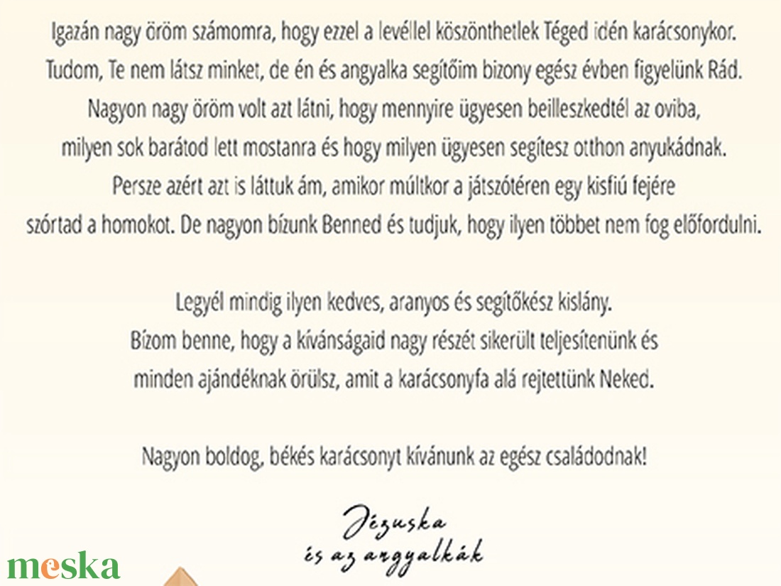 Névre szóló levél a Jézuskától - karácsony - karácsonyi ajándékozás - karácsonyi képeslap, üdvözlőlap, ajándékkísérő - Meska.hu Névre szóló levél a Jézuskától - karácsony - karácsonyi ajándékozás - karácsonyi képeslap, üdvözlőlap, ajándékkísérő - Meska.hu