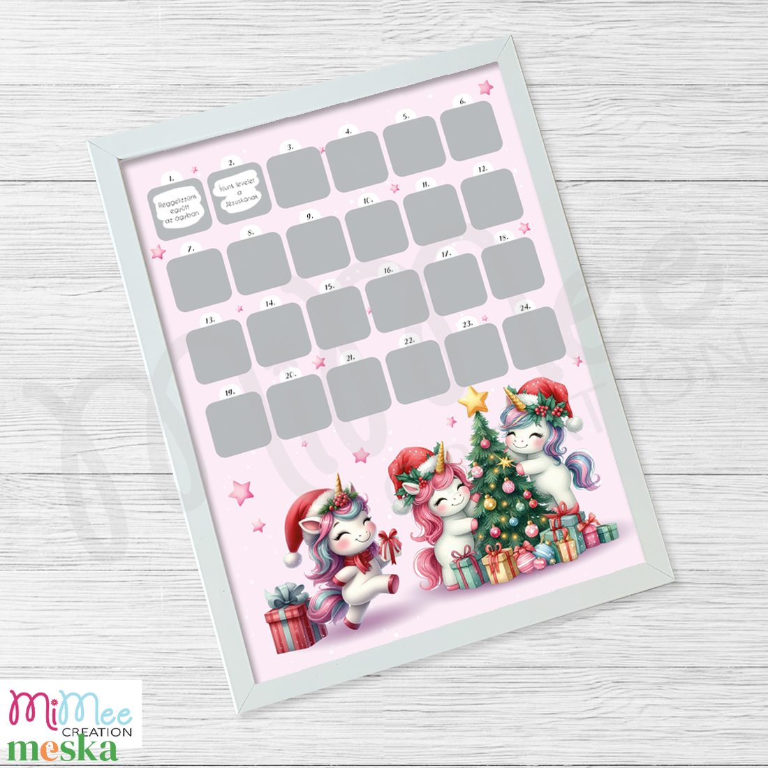 Unikornisos adventi élmény naptár gyerekeknek, felnőtteknek, családoknak - karácsony - mikulás - mikulás ajándékok - Meska.hu Unikornisos adventi élmény naptár gyerekeknek, felnőtteknek, családoknak - karácsony - mikulás - mikulás ajándékok - Meska.hu