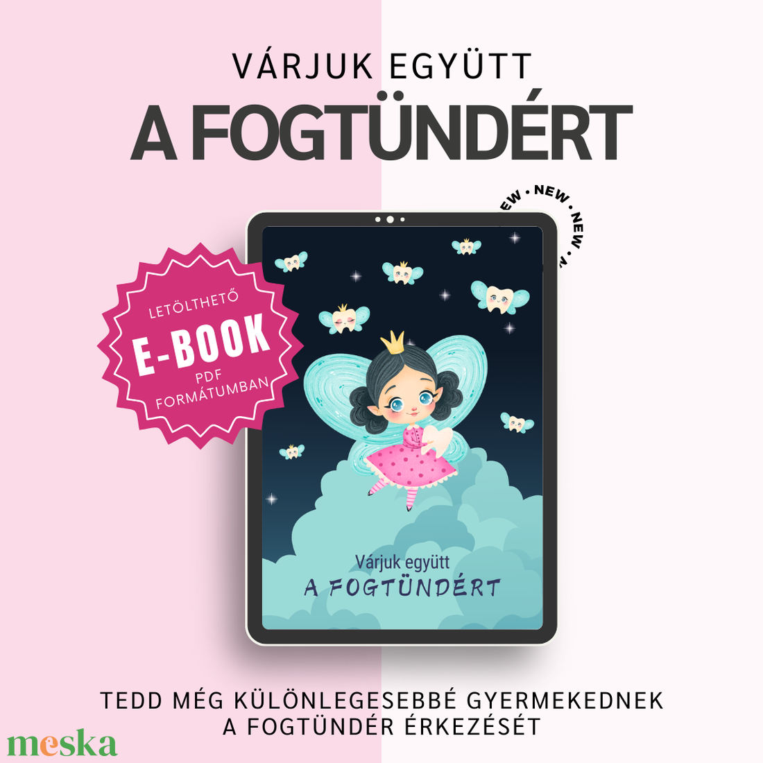 Fogtündér váró e-book - otthon nyomtatható pdf formátumban - otthon & életmód - tárolás & rendszerezés - doboz - Meska.hu