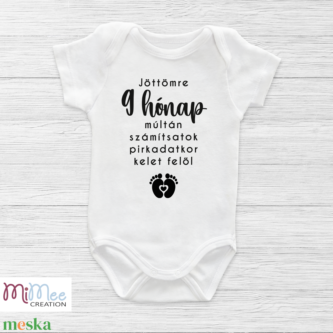 Jöttömre 9 hónap múltán - baba érkezést bejelentő body - ruha & divat - babaruha & gyerekruha - body - Meska.hu Jöttömre 9 hónap múltán - baba érkezést bejelentő body - ruha & divat - babaruha & gyerekruha - body - Meska.hu