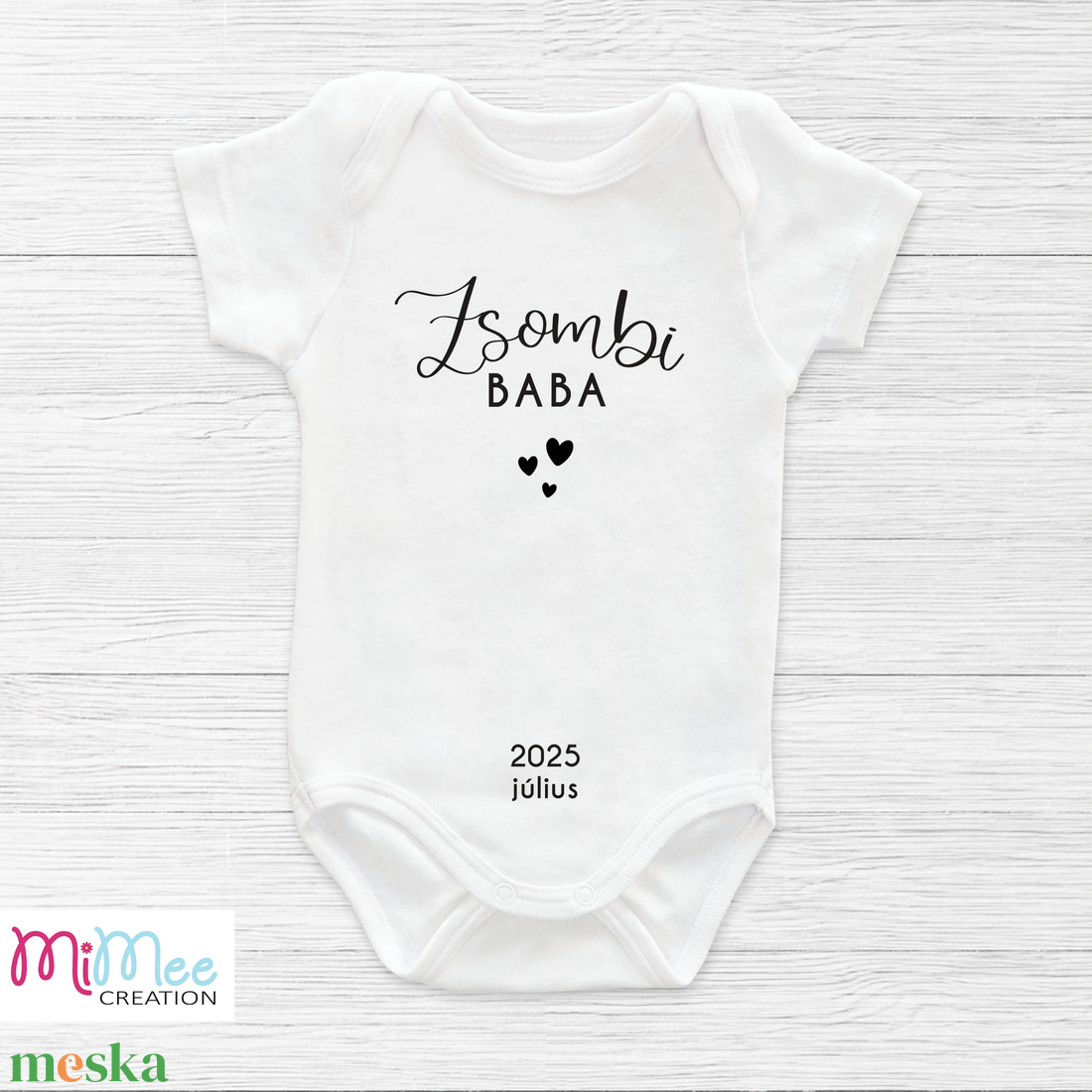 Baba neves baba bejelentő body, feliratos baba body - baba - mama - babaruházat - baba body - Meska.hu