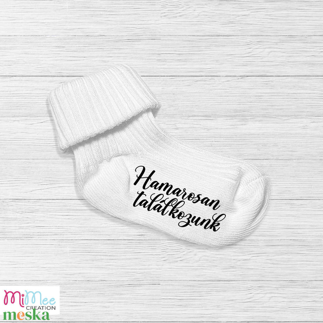 Hamarosan érkezem baba bejelentő zokni - ruha & divat - babaruha & gyerekruha - babafotózási ruha és kellék - Meska.hu Hamarosan érkezem baba bejelentő zokni - ruha & divat - babaruha & gyerekruha - babafotózási ruha és kellék - Meska.hu
