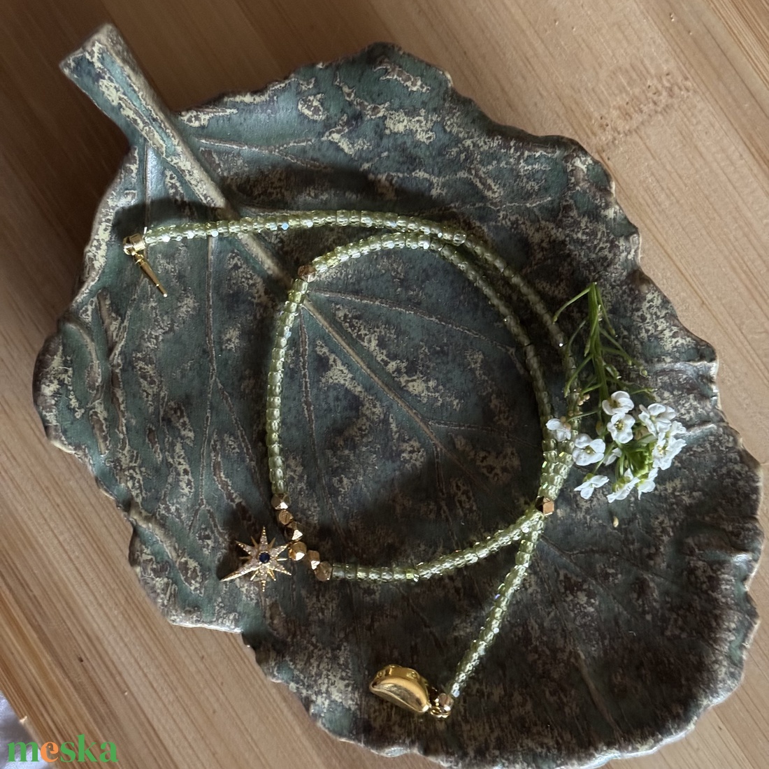 Peridot nyakék északcsillag medállal - ékszer - nyaklánc - medálos nyaklánc - Meska.hu Peridot nyakék északcsillag medállal - ékszer - nyaklánc - medálos nyaklánc - Meska.hu