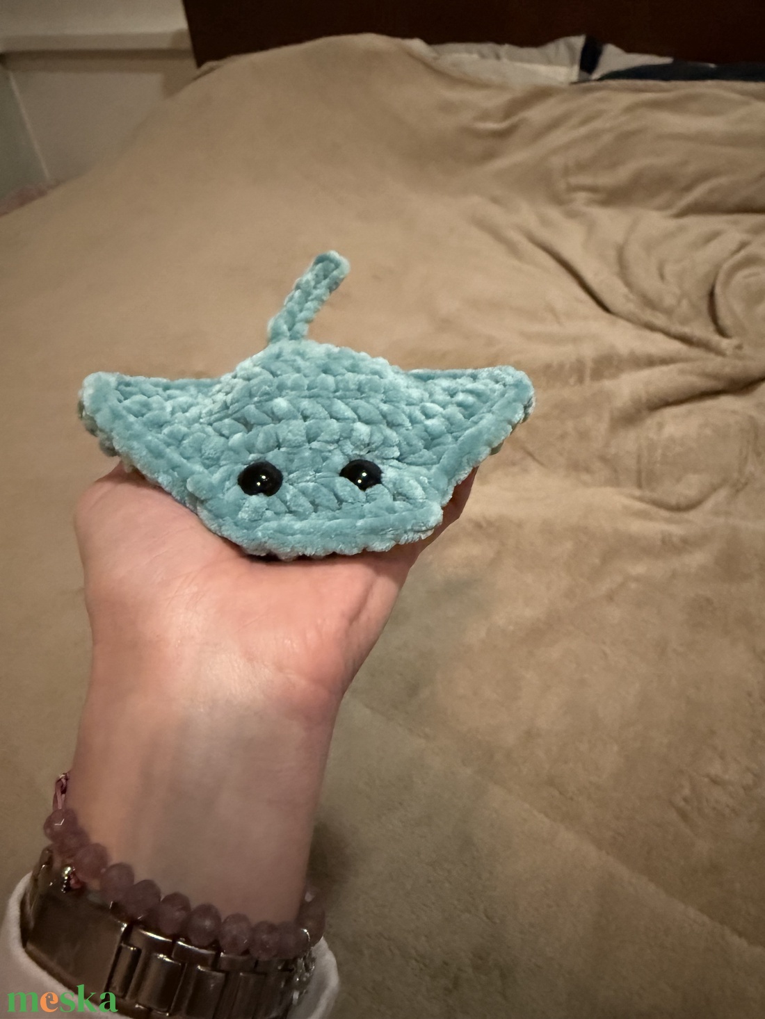 Horgolt baba rája - játék & sport - plüssállat & játékfigura - más figura - Meska.hu