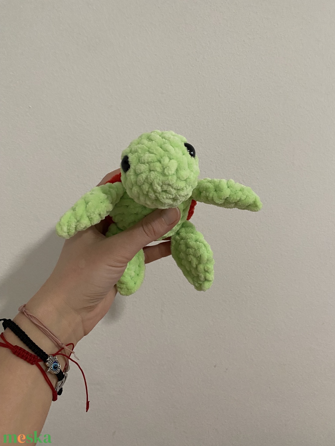 Horgolt teknős béka  - játék & sport - plüssállat & játékfigura - teknős - Meska.hu